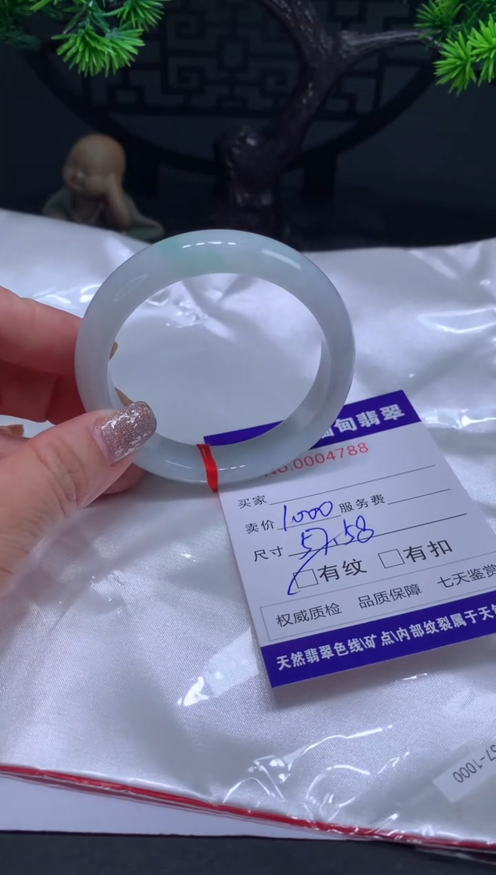【闪购商品】翡翠手镯未镶嵌1