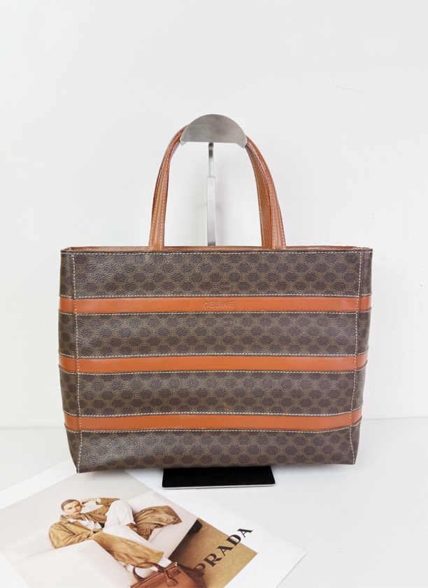 95新 Celine/思琳 老花托特包手提包
