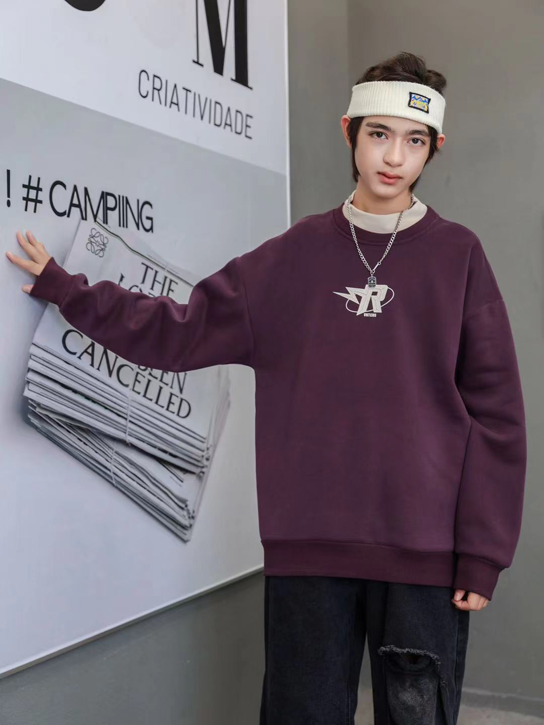 【外套链接】学生中大童棉休闲外套宽松青少年中大童