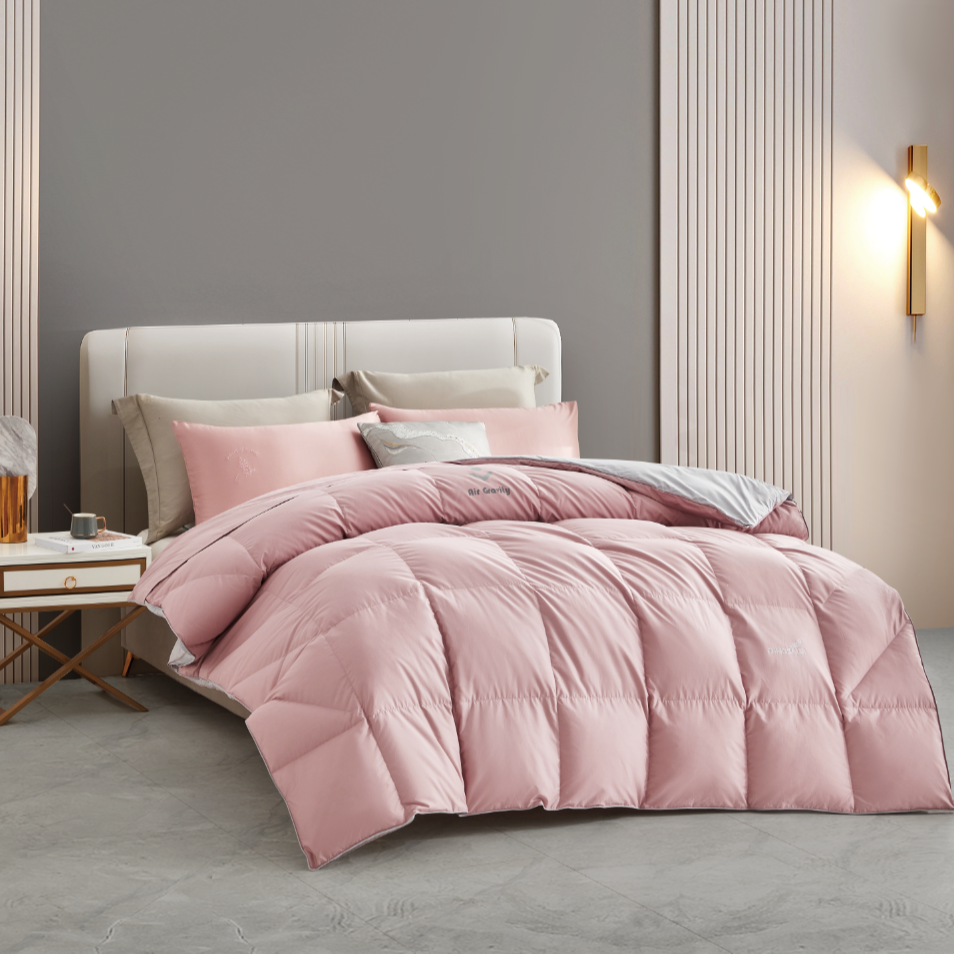 【任总严选】恐龙 柔赛丝臻柔鹅绒春秋被 鹅绒被防风专利冬被大粉被