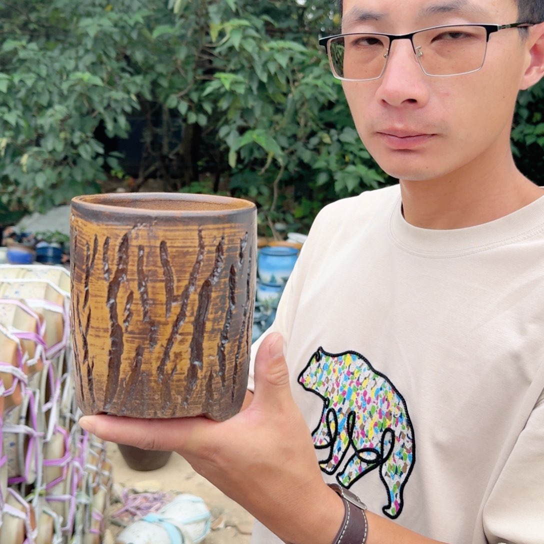【闪购商品】紫砂花盆瑕疵50y g y g