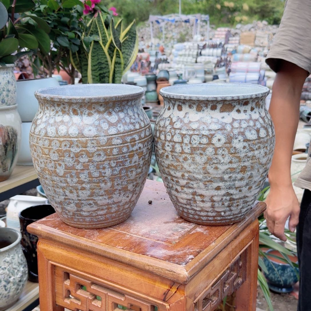 【闪购商品】紫砂花盆口17高22（A01两个