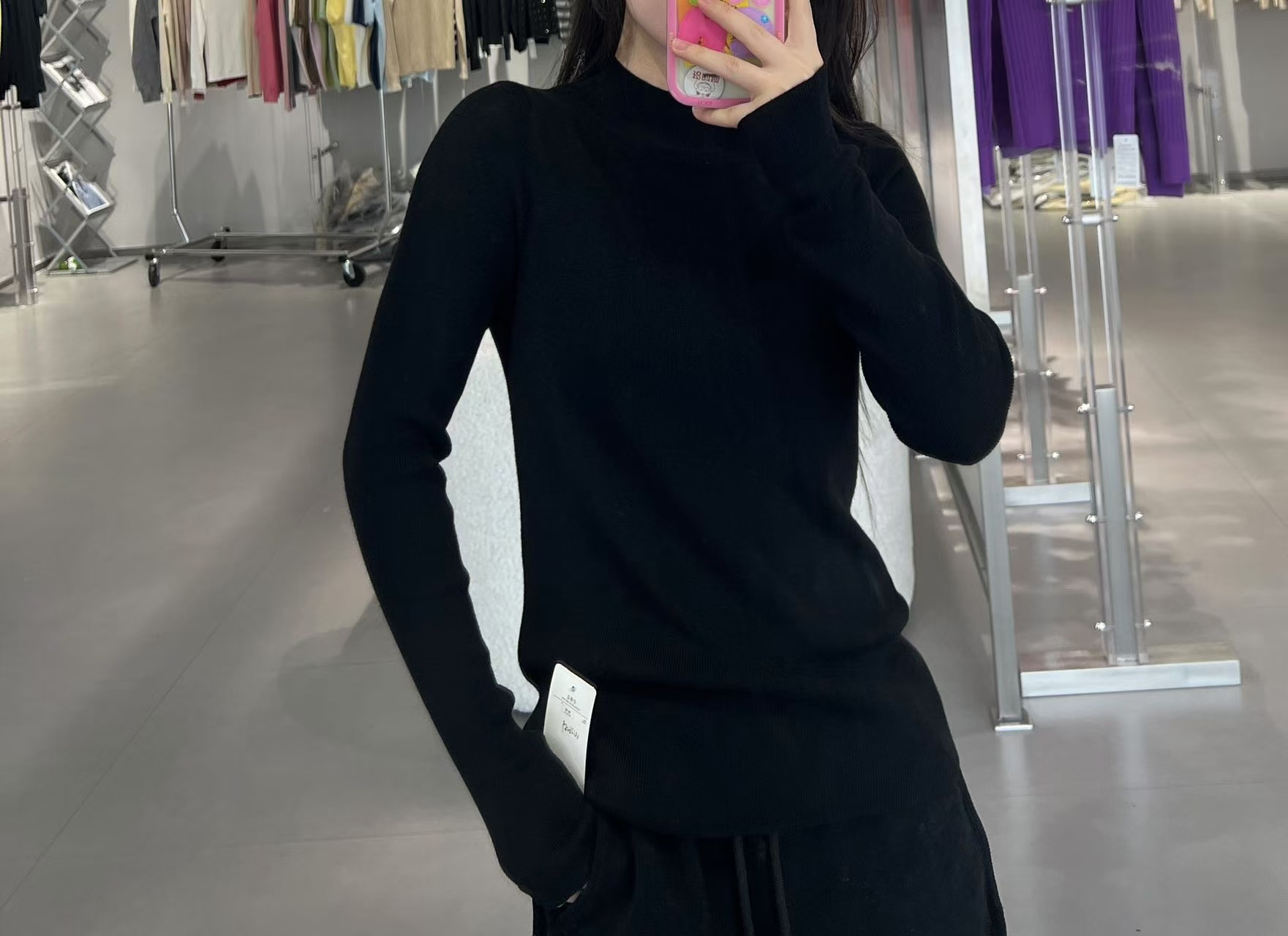 细羊毛半高领打底衫2025春秋长袖内搭针织衫修身百搭时尚春秋显瘦