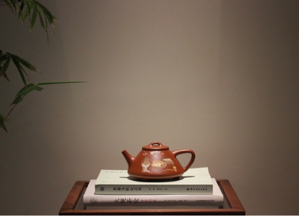 子冶石瓢壶 老朱泥 郭凯磊制