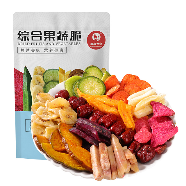 综合果蔬脆片250g混合装什锦下午茶休闲食品冻干蔬菜水果干货零食