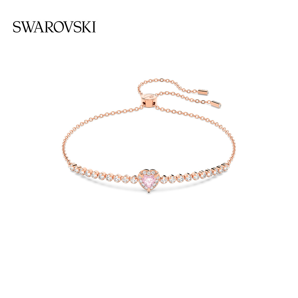 Swarovski/施华洛世奇 合金仿水晶手链 爱意礼物爱心饰品时尚轻奢