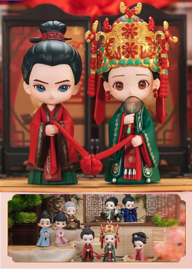 【拆盒】知否盲盒《知否知否绿肥红瘦》系列正品盲盒手办隐藏古风