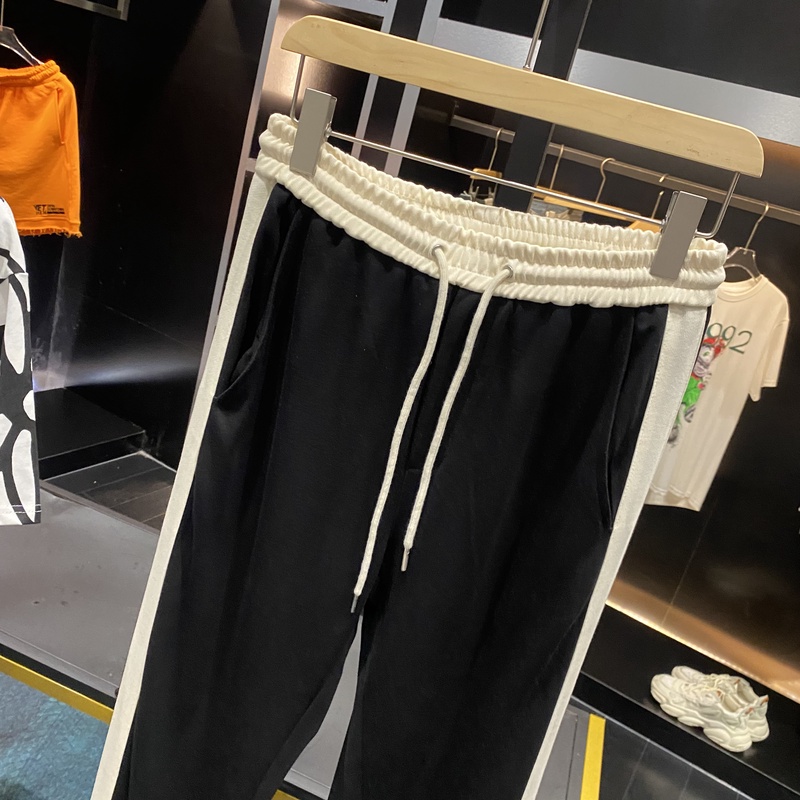 YN2023夏季新款男休闲微小脚薄款透气轻薄小脚休闲裤百搭时尚男士