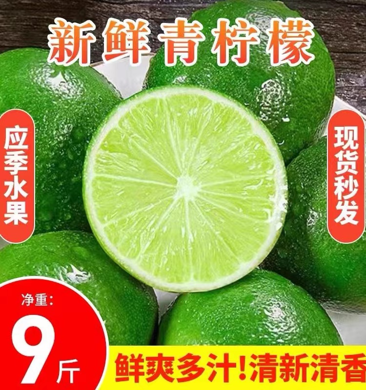 现摘四川安岳青柠檬尤力克新鲜水果皮薄季新鲜采摘果园直发