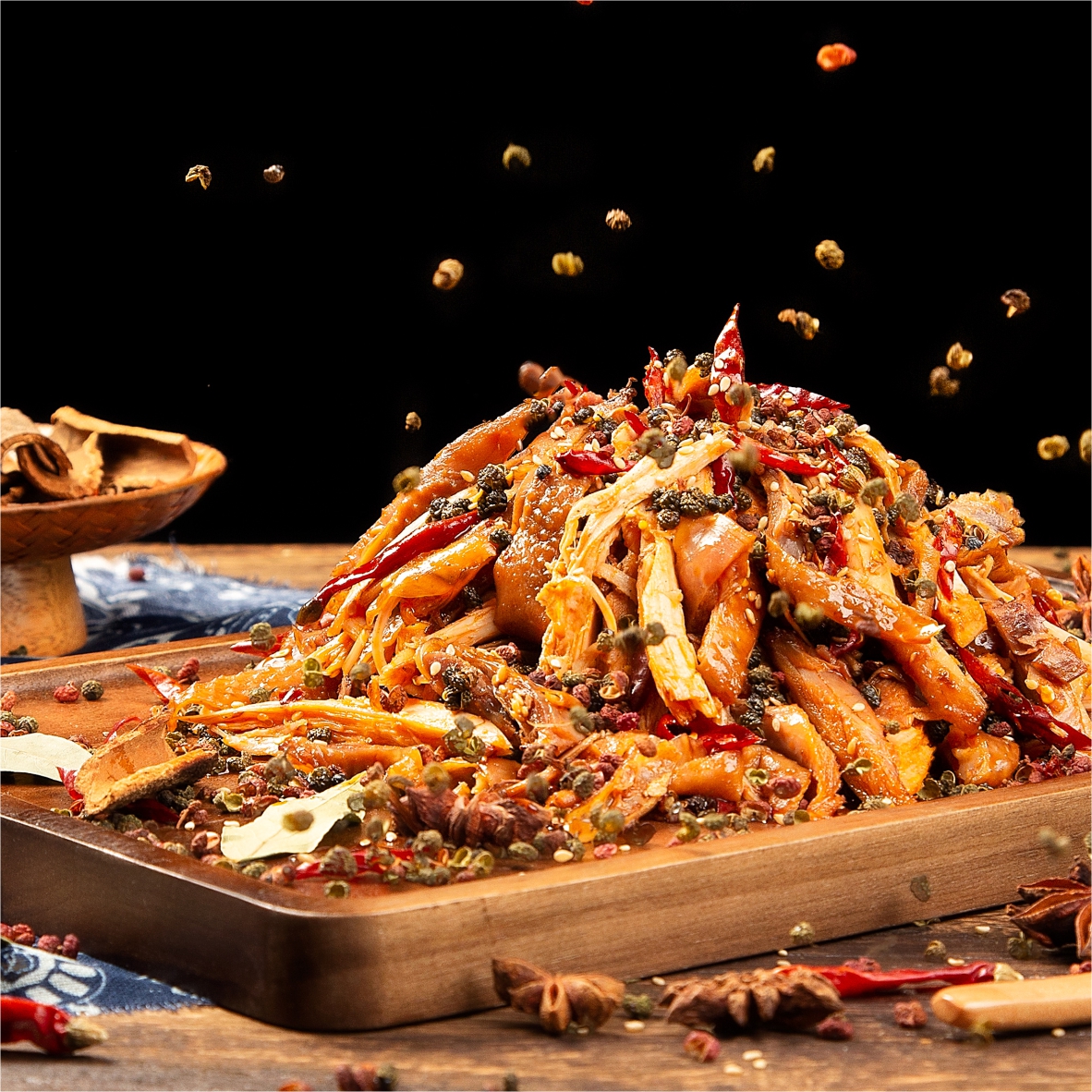 【萌鸡康康】香嫩椒麻鸡 450g*2盒开袋即食手撕熟食真空包装