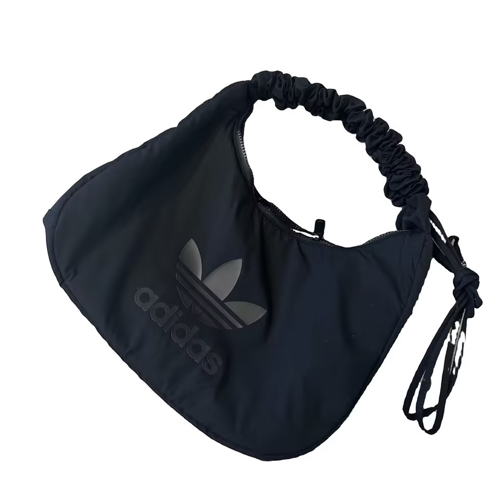 adidas/阿迪达斯黑色时尚休闲运动潮流单肩男女百搭云朵包JP0145