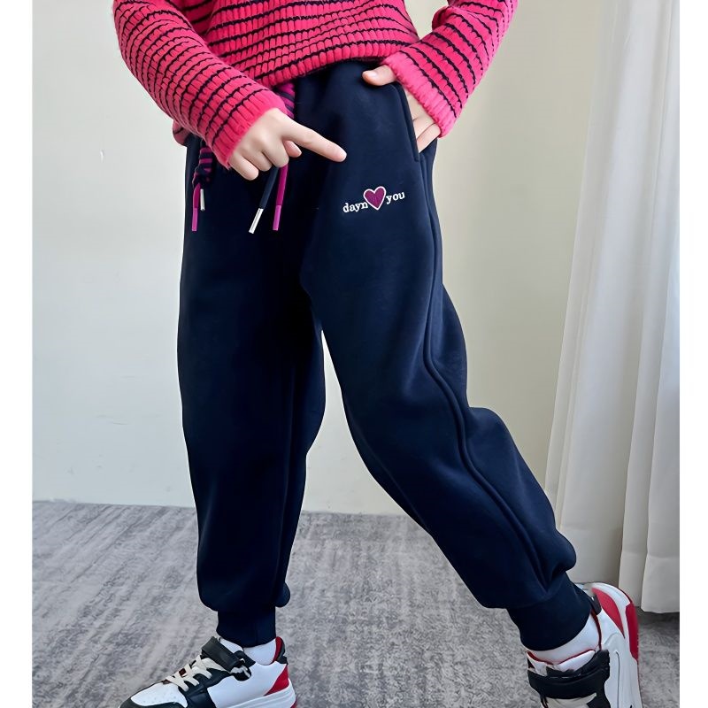 女童裤子春秋款外穿2025新款儿童休闲卫裤女孩运动裤中大童运动裤