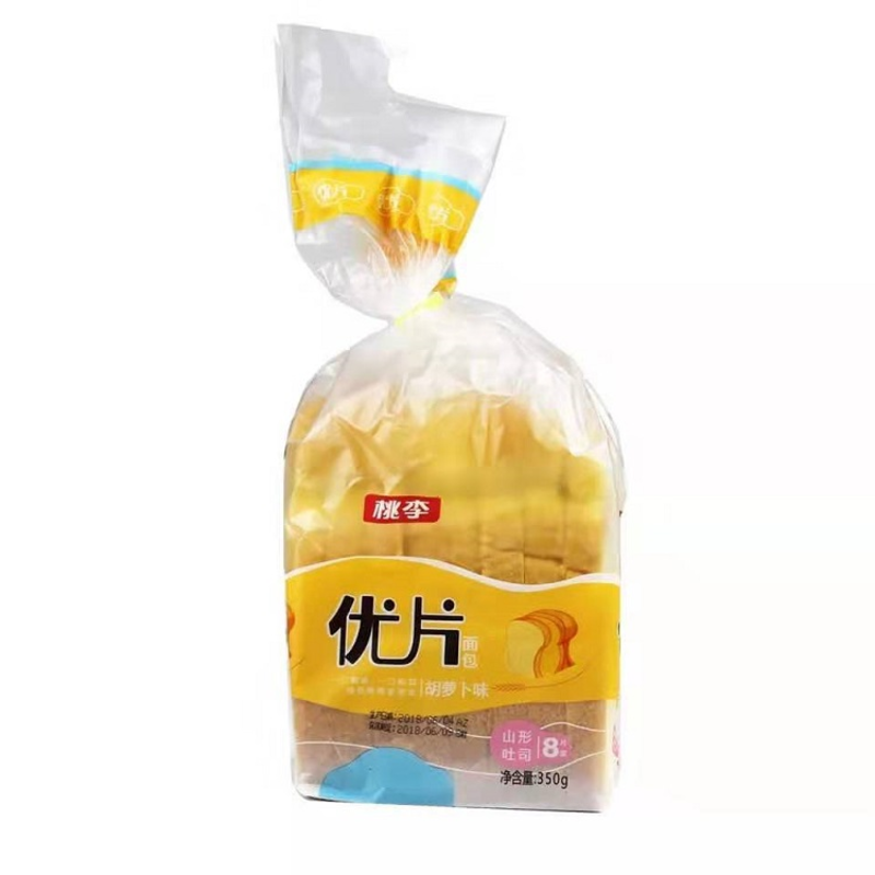 桃李优片胡萝卜面包350g/份