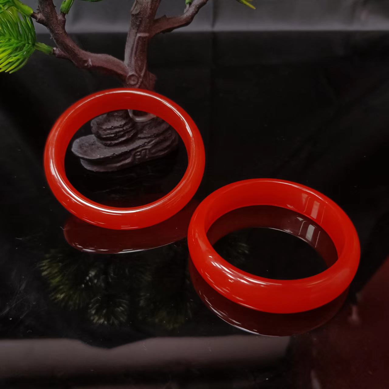 YA1069.赤焰红玛瑙天然珠宝玛瑙手镯（多样性发一）