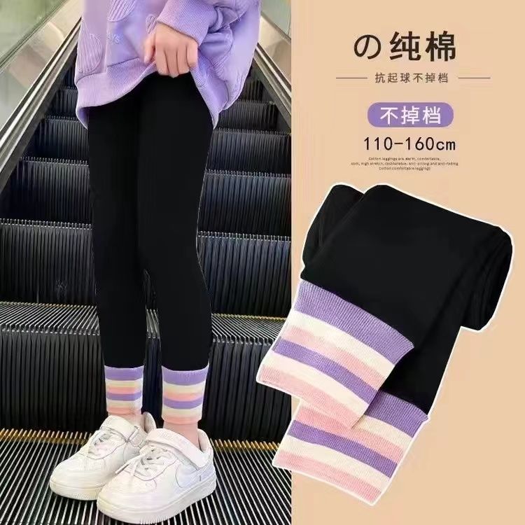 女童打底裤秋冬加绒加厚儿童裤子冬季外穿保暖裤韩版修身洋气长裤