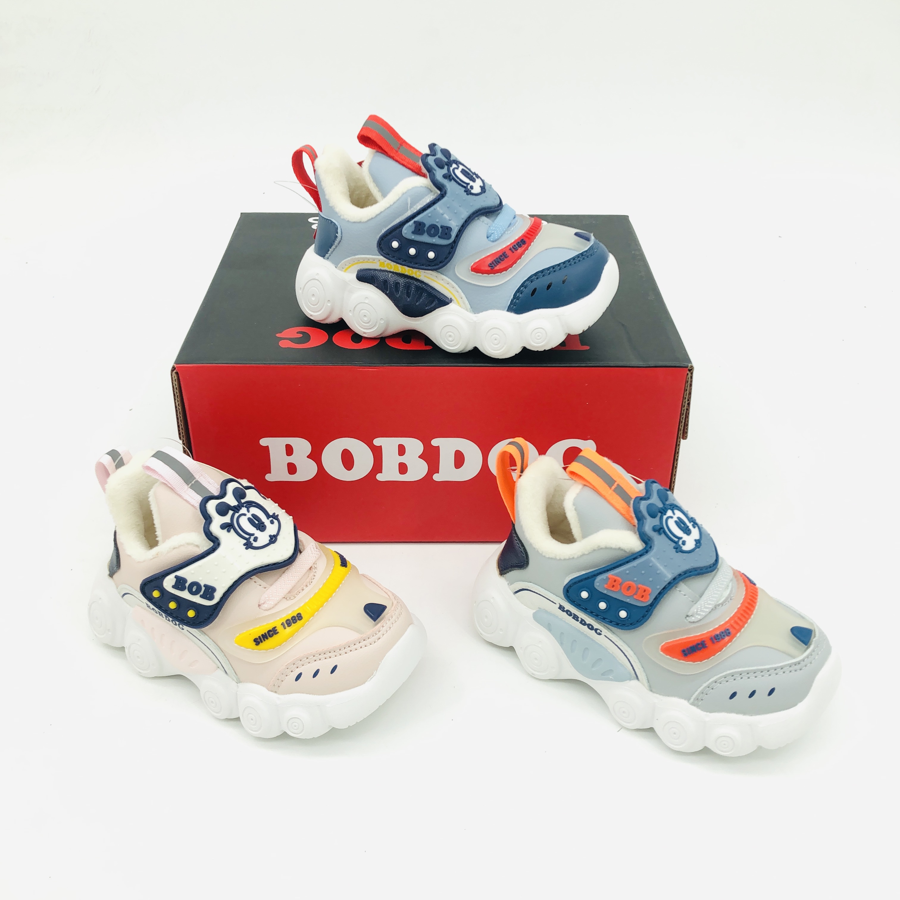 A1区063（豆子）冬款儿童机能轻便加绒棉鞋