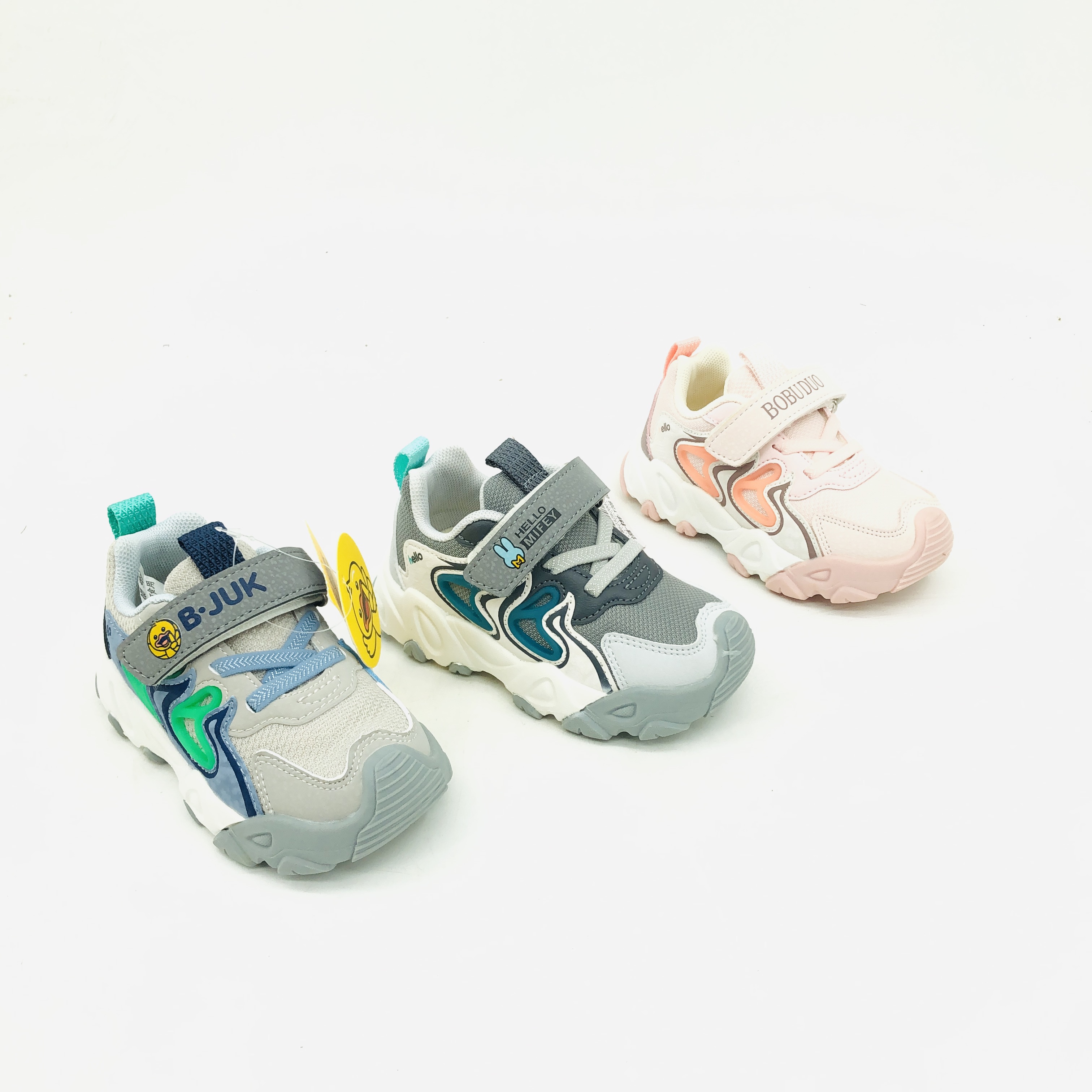 D3区310春季儿童休闲机能防滑复合鞋底双网鞋