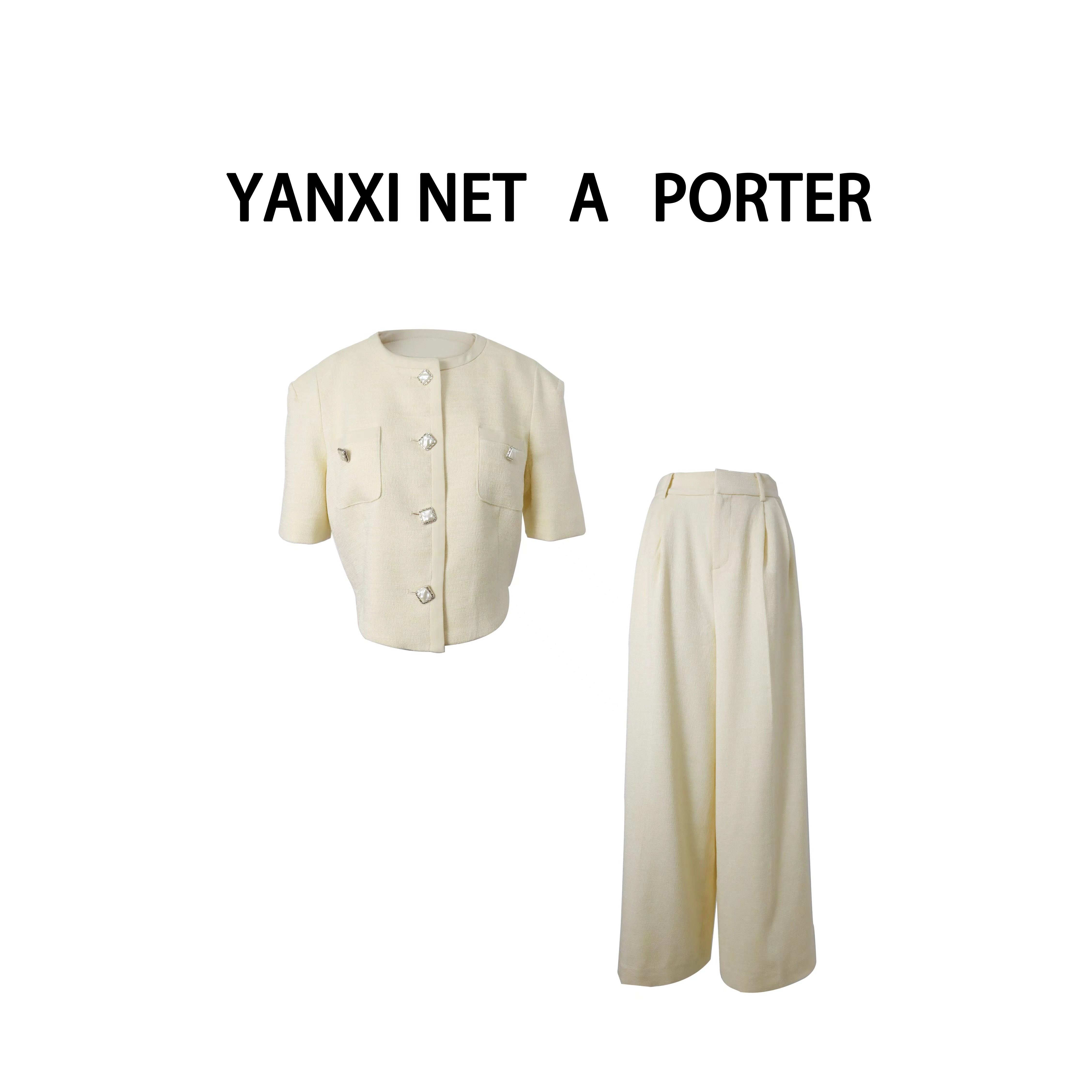 【彦希衣橱私塾】设计师小香套装 浅黄款