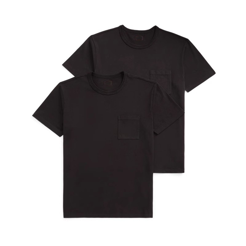 【欧货名品】断码夏季T恤链接-男装经典款成衣染色口袋棉质T恤短袖