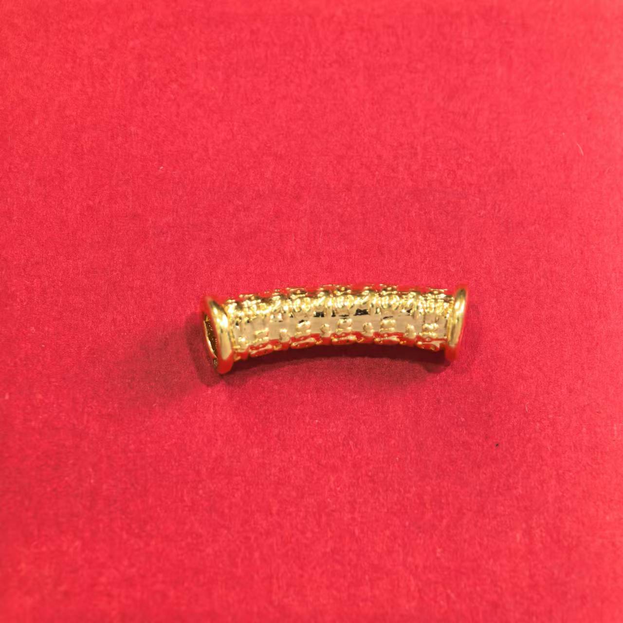 足金999百福弯管（配件)-JFX1291