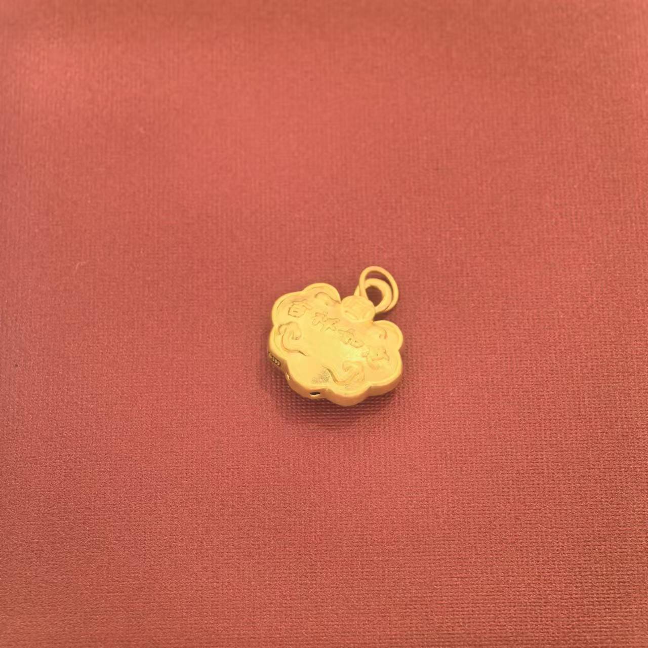 足金999岁岁平安锁包（配件）-JFX1302