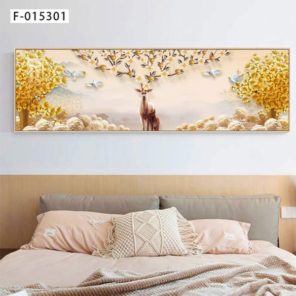 床头卧室装饰画主卧背景墙新中式挂画主卧简约现代床头抽象壁画