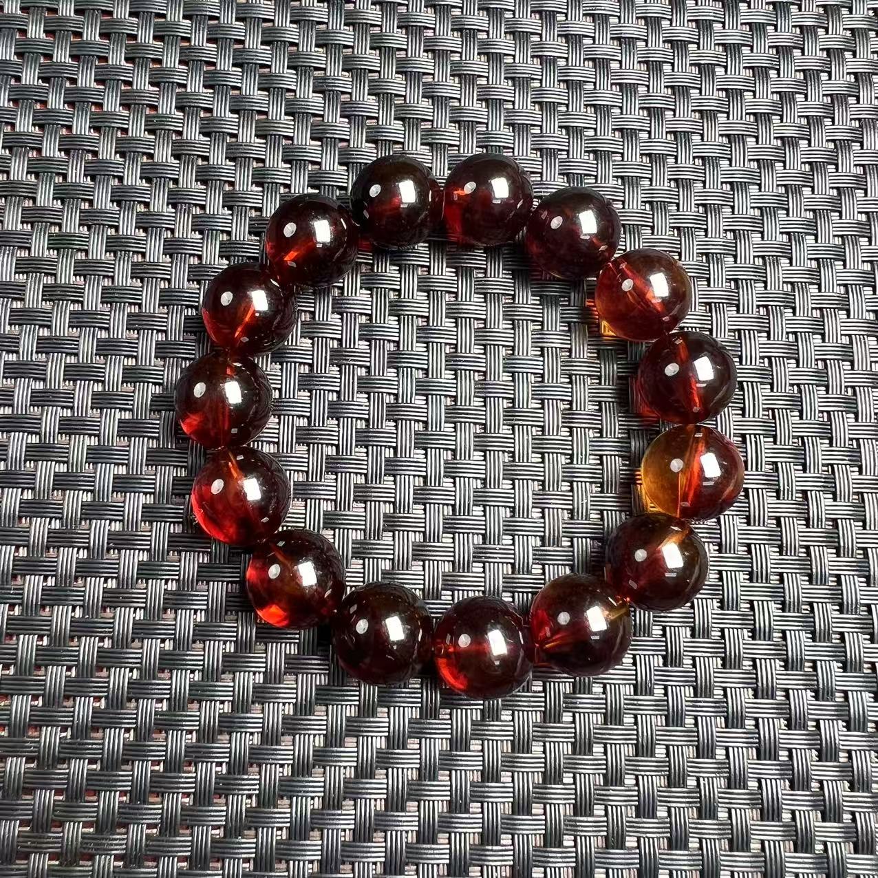 【正品补贴】血药珀满血紫杉醇精美收藏级DIY手链卡14