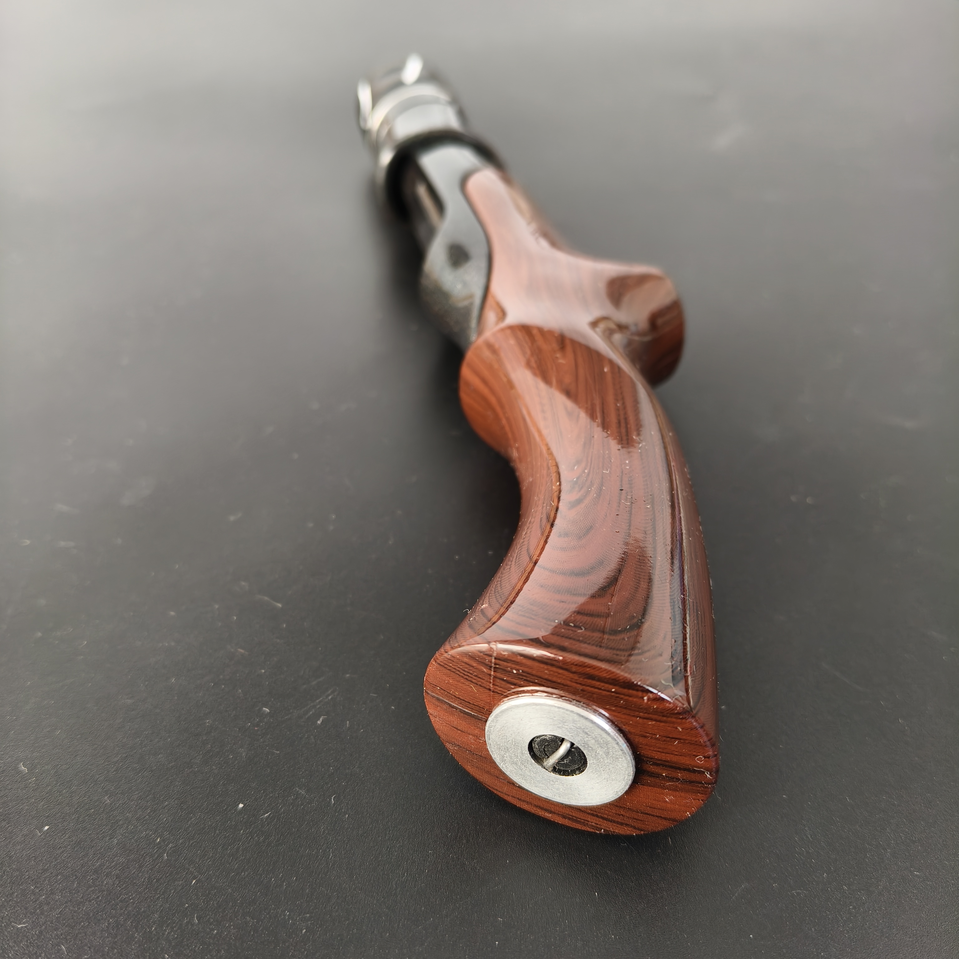 冰钓手把驼峰手把筏竿把插口6mm用冰钓竿手把仿实木树脂手把