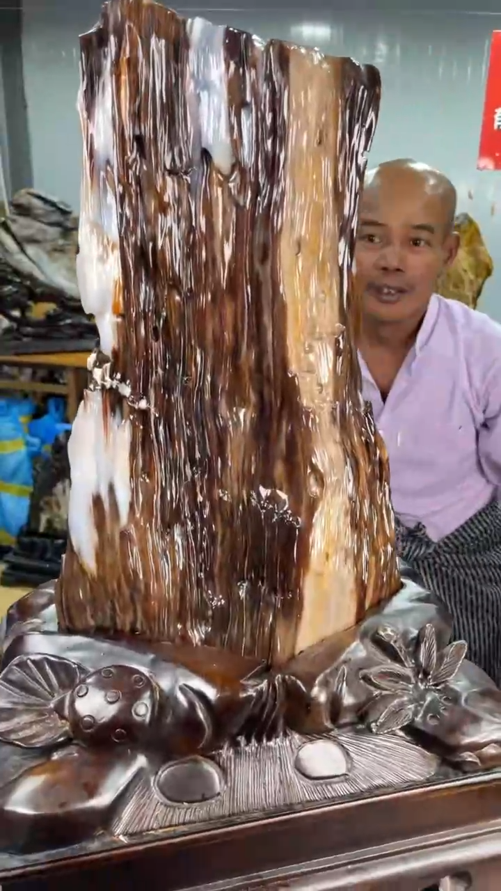 【闪购商品】硅化玉摆件未镶嵌69