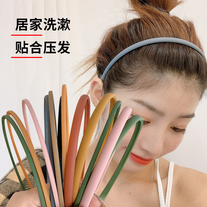 亚克力发饰 洗脸发箍女发防滑百搭外出网红发卡简约甜美头箍