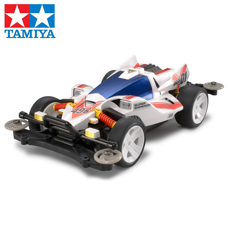 正品TAMIYA 田宫四驱车 18632 四驱小子 超皇帝 冲天01号 MS底盘