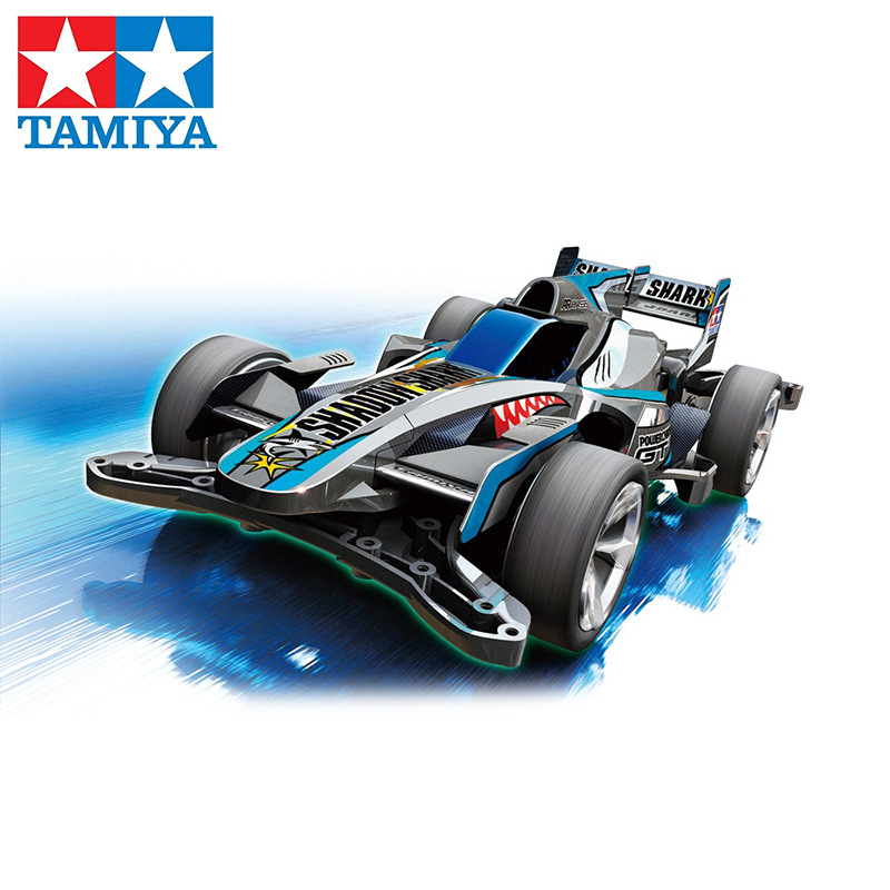 正品TAMIYA 田宫 18704 四驱车 灰色 影鲨 电镀轮毂 AR底盘