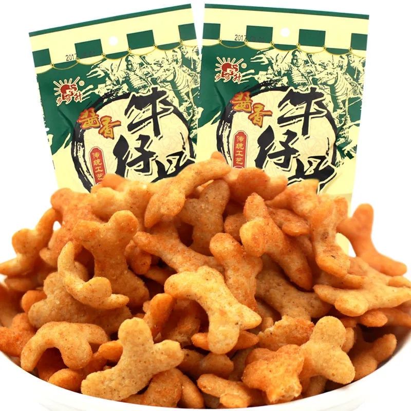步步升牛仔骨味零食8090童年儿时怀旧美食小吃膨化食品休闲零食
