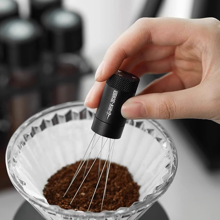 轰炸机闪电搅粉针意式咖啡搅粉器 打散结块均匀布粉便携神器家用