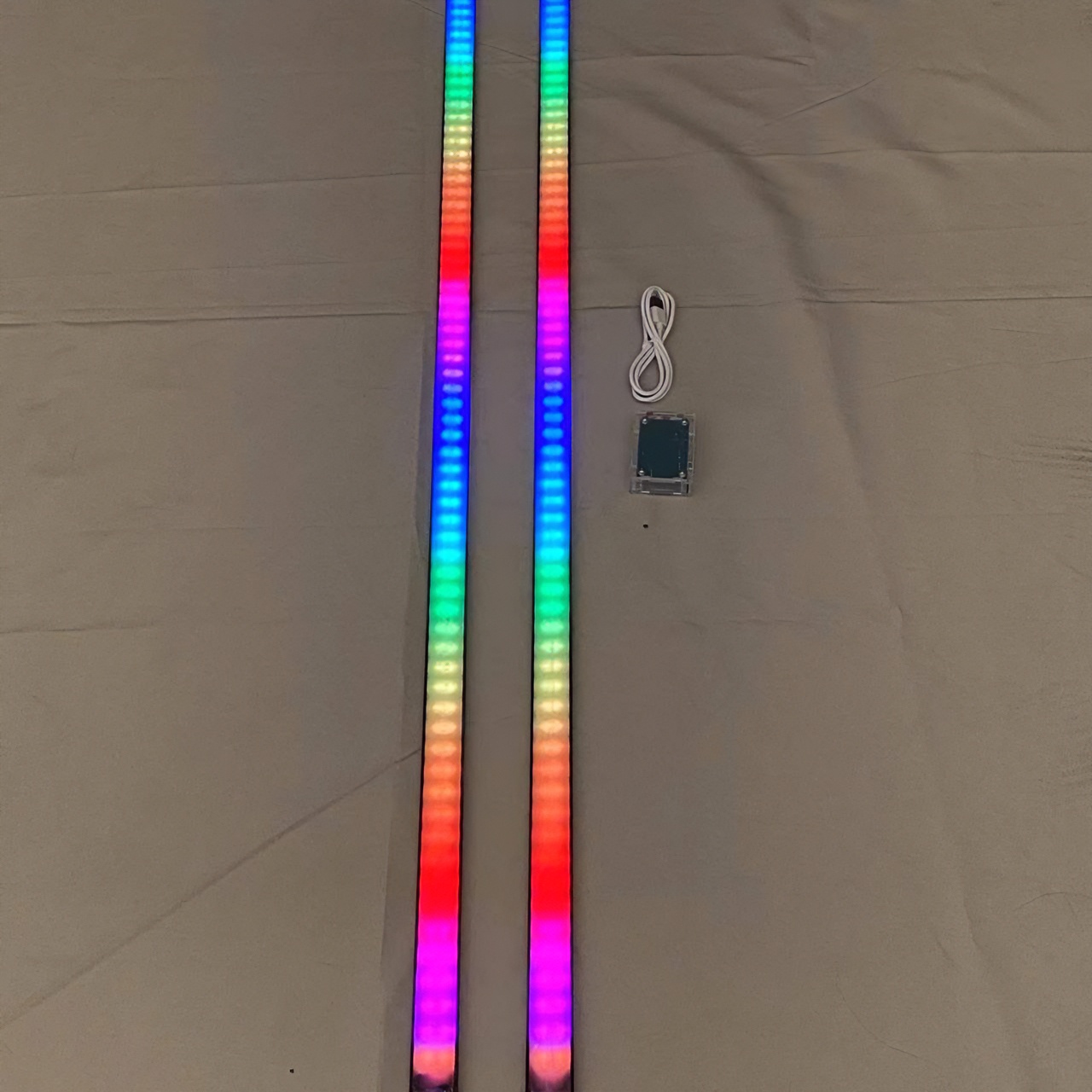 晨洲岛，LED版声控拾音流水节奏氛围灯，无底座款，家用装饰灯，客厅