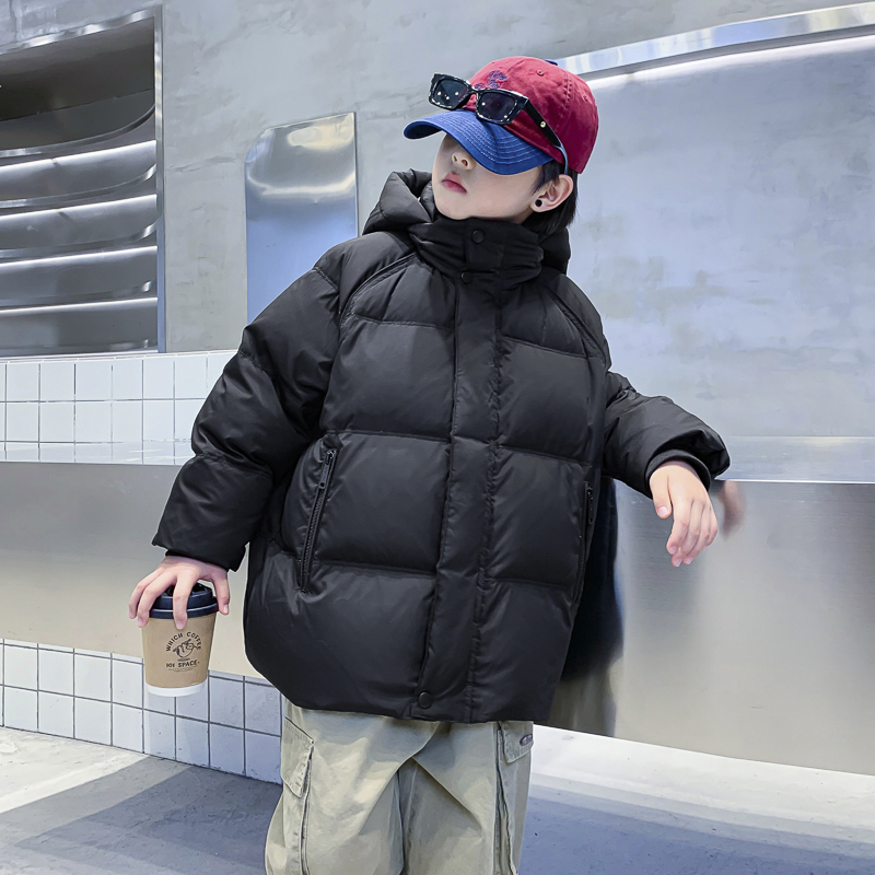 BABY&HH【现货现发】儿童羽绒服冬季2025新款潮流保暖加绒加厚外套