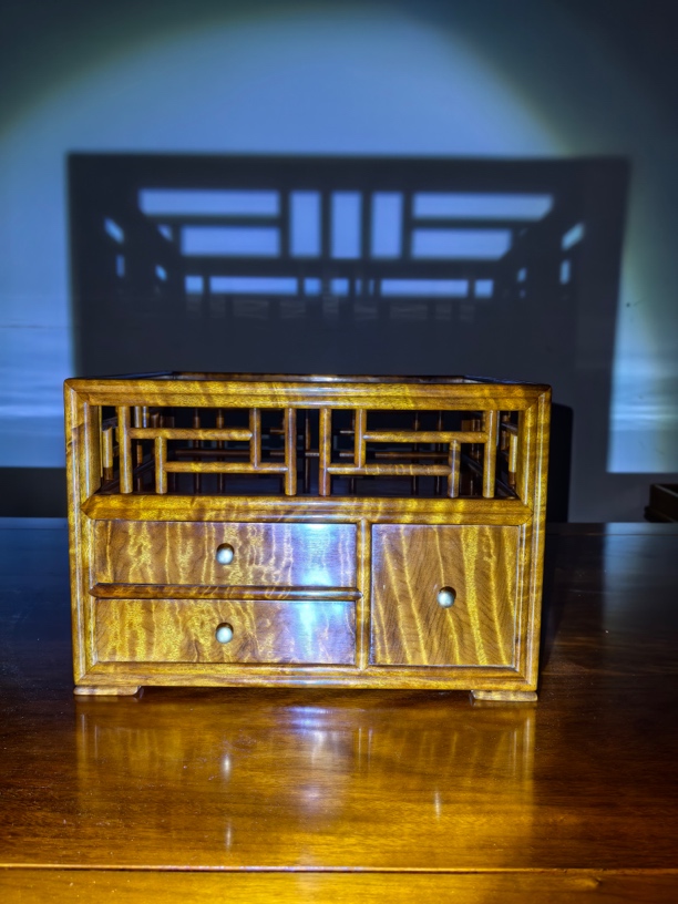 金丝楠乌木都承盘木雕工艺品