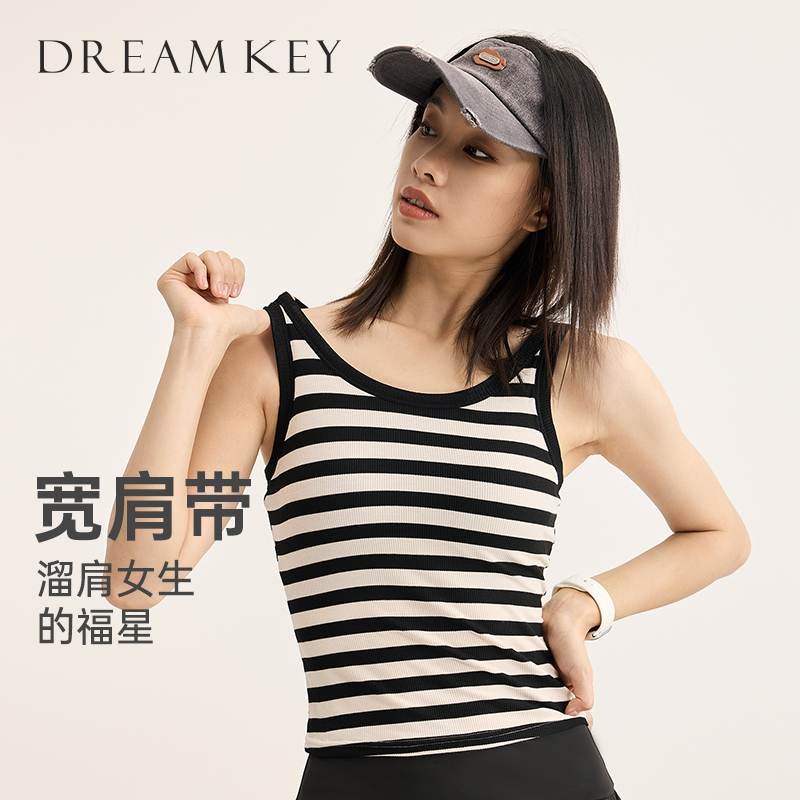 DK运动背心女外穿美背女无袖防下垂跑步无痕健身瑜伽服上衣8291