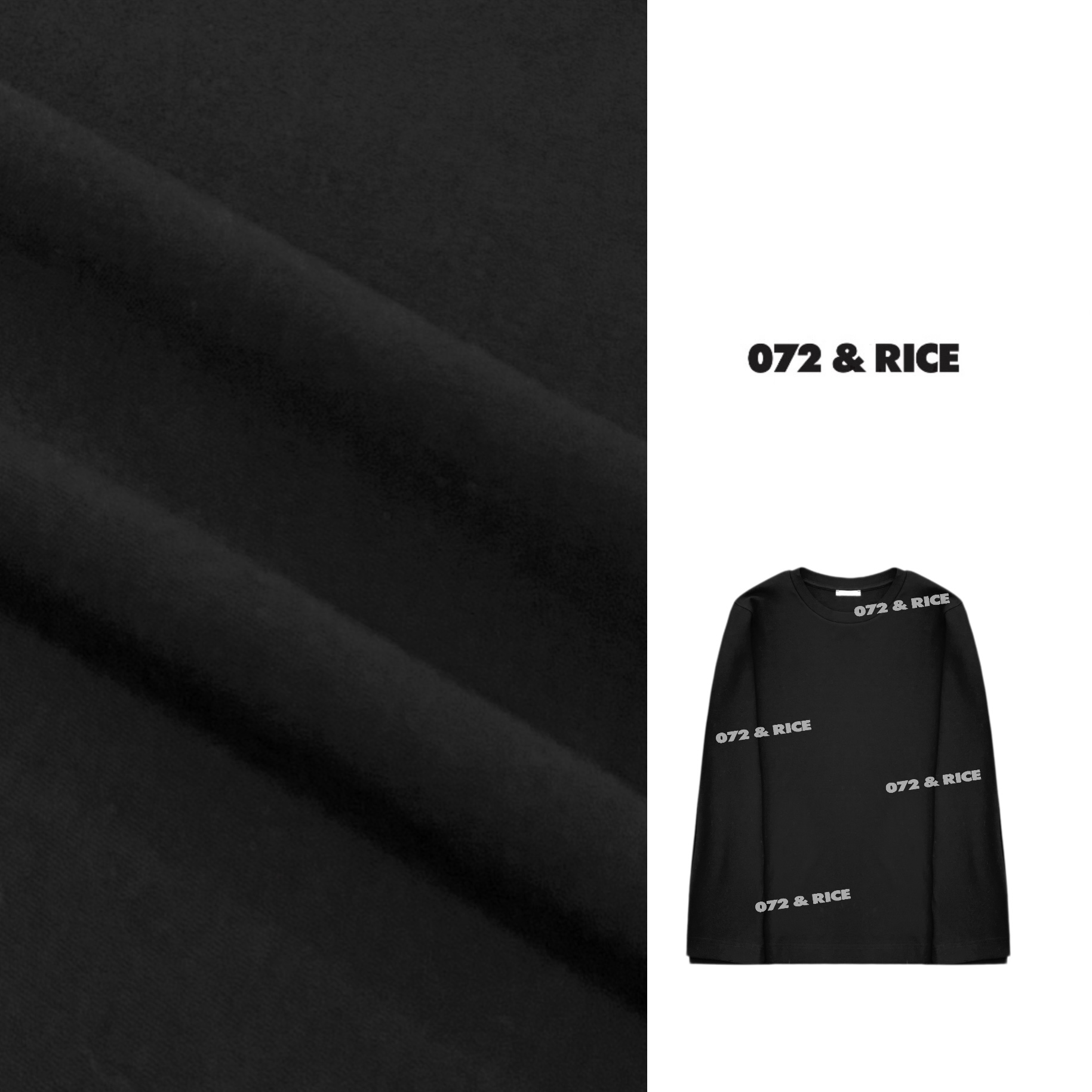 072 & RICE【魔法TEE】春季休闲圆领长袖T恤 31S033KK*