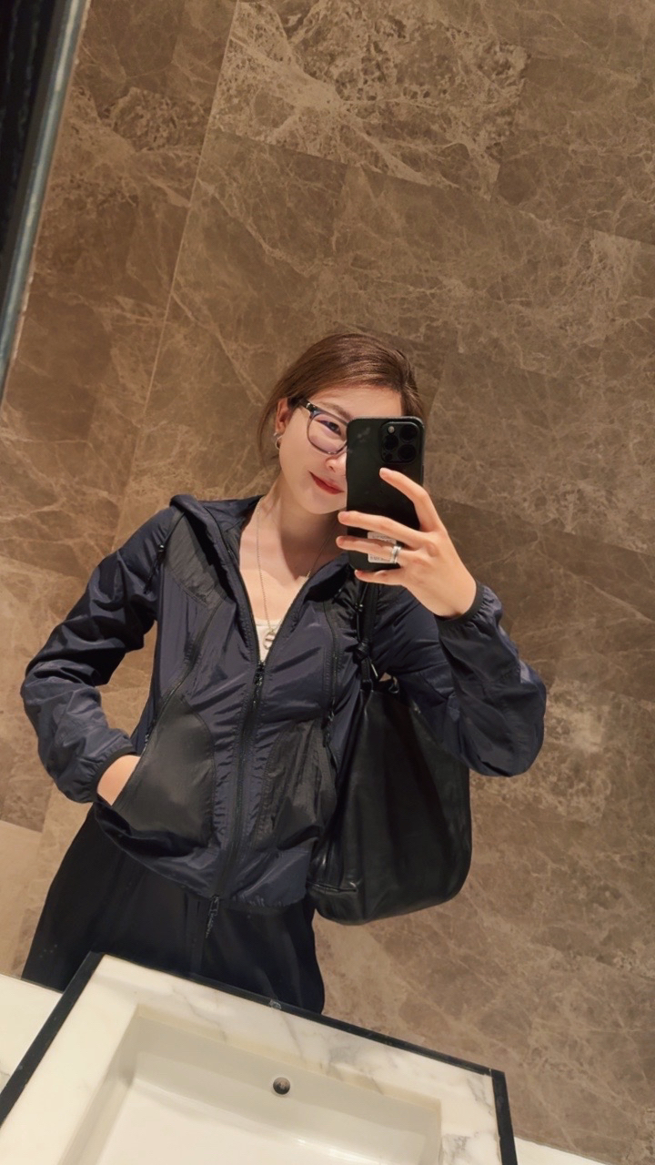 072 & RICE【蓝梅】春季休闲超薄拉链长袖外套 31XB43