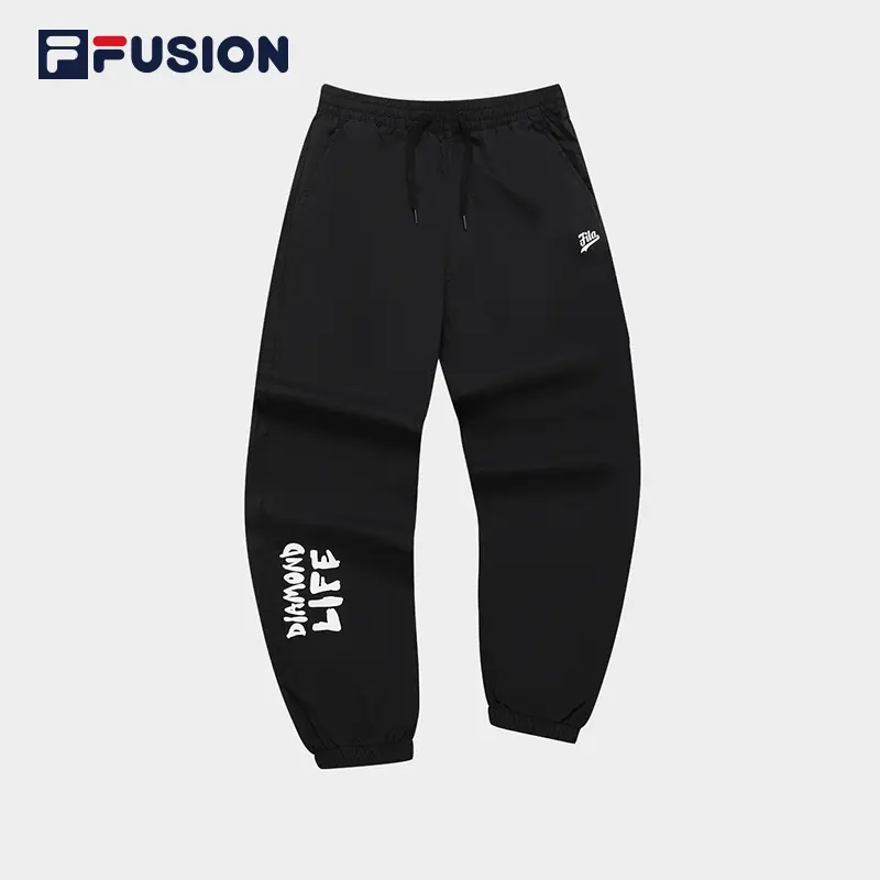 FILA/斐乐运动裤男子梭织长裤夏季休闲舒适户外运动裤T11M332803