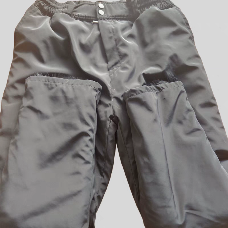 男女同款羊皮羊毛拼接皮裤，外套可拆卸