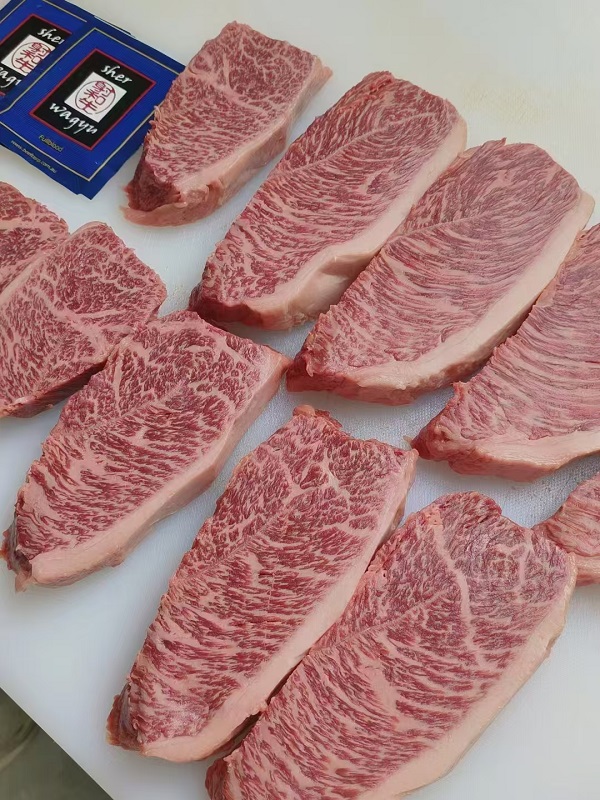 原切牛排澳洲全血射sher双蓝标眼肉 西冷 菲力牛排烤肉定制