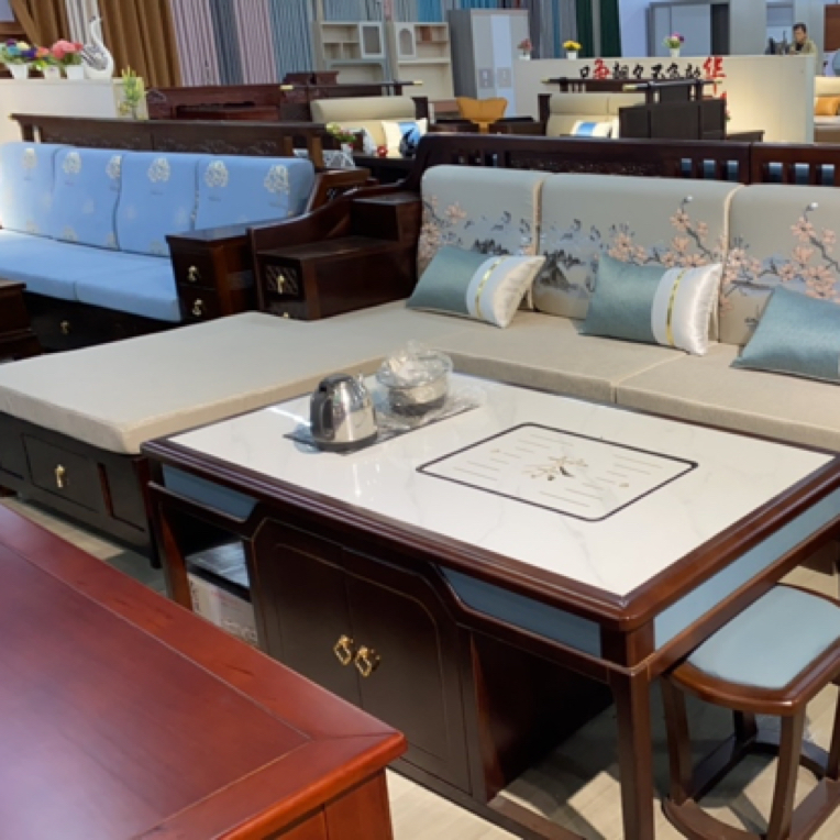 精美胡桃木实木沙发