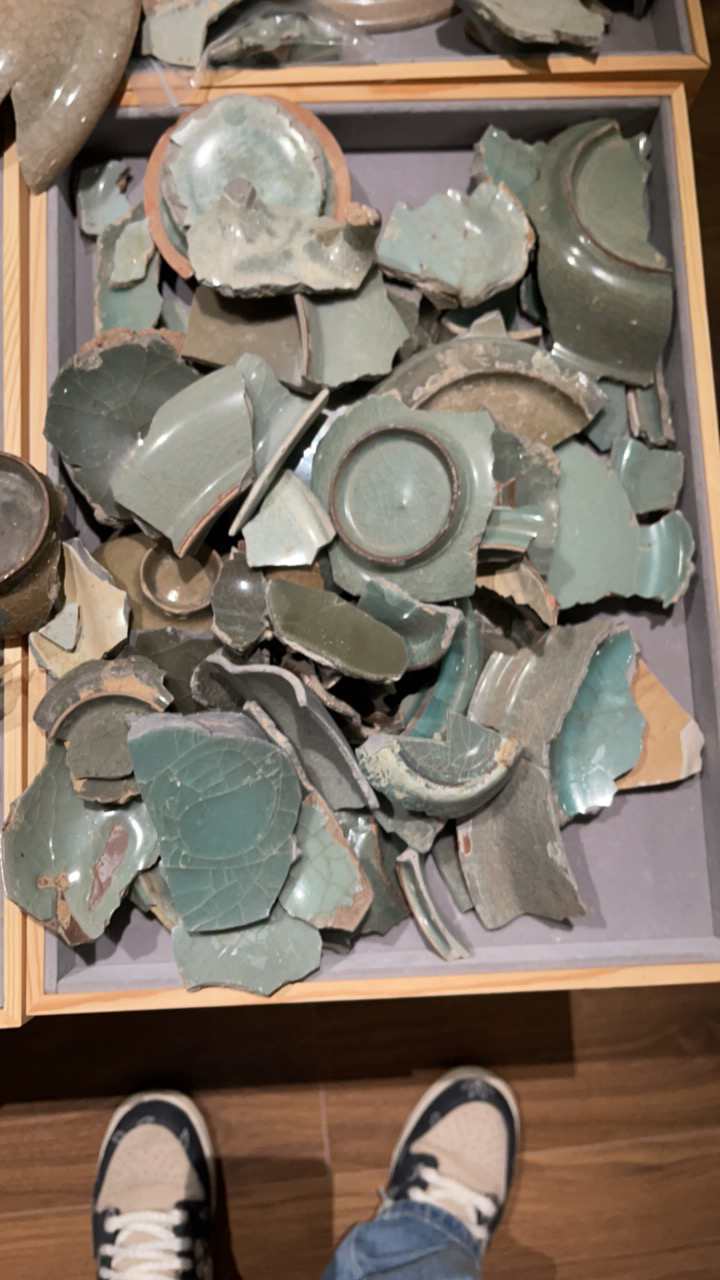 山连窑口黑胎瓷片，10片一组