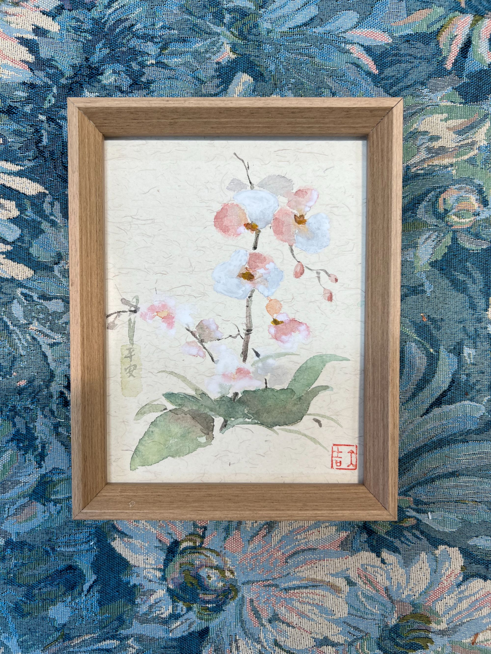 0042[花]手写手绘现代装饰画