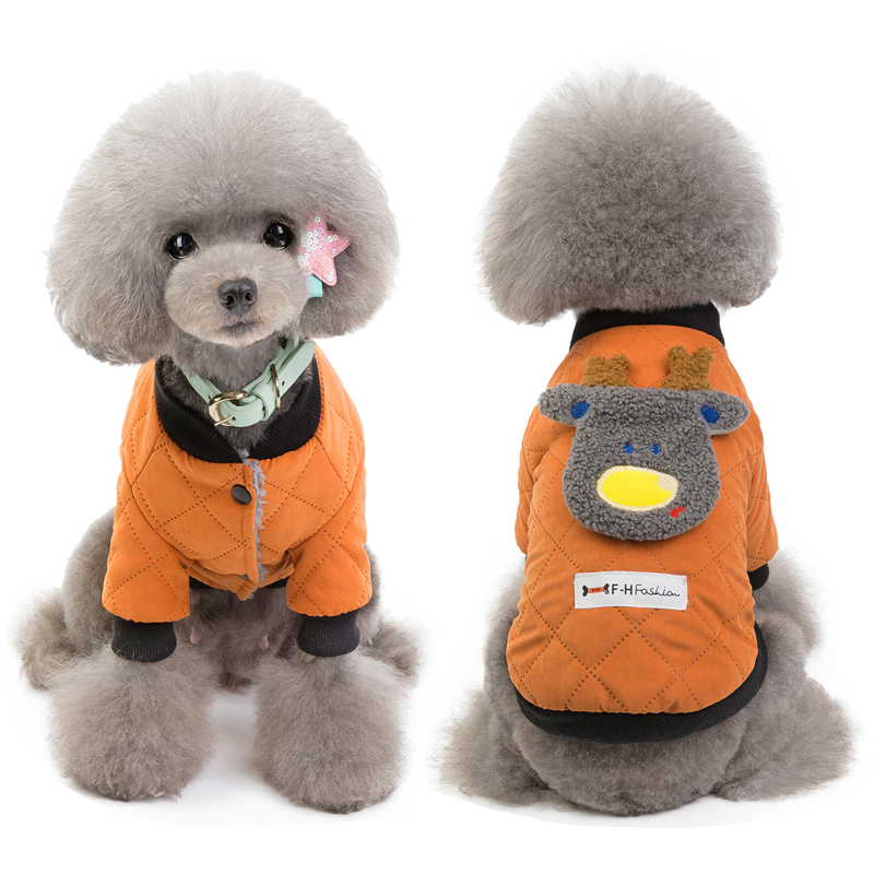 泰迪狗狗衣服冬季新款网红加绒加厚棉衣秋冬猫咪服装宠物冬天保暖