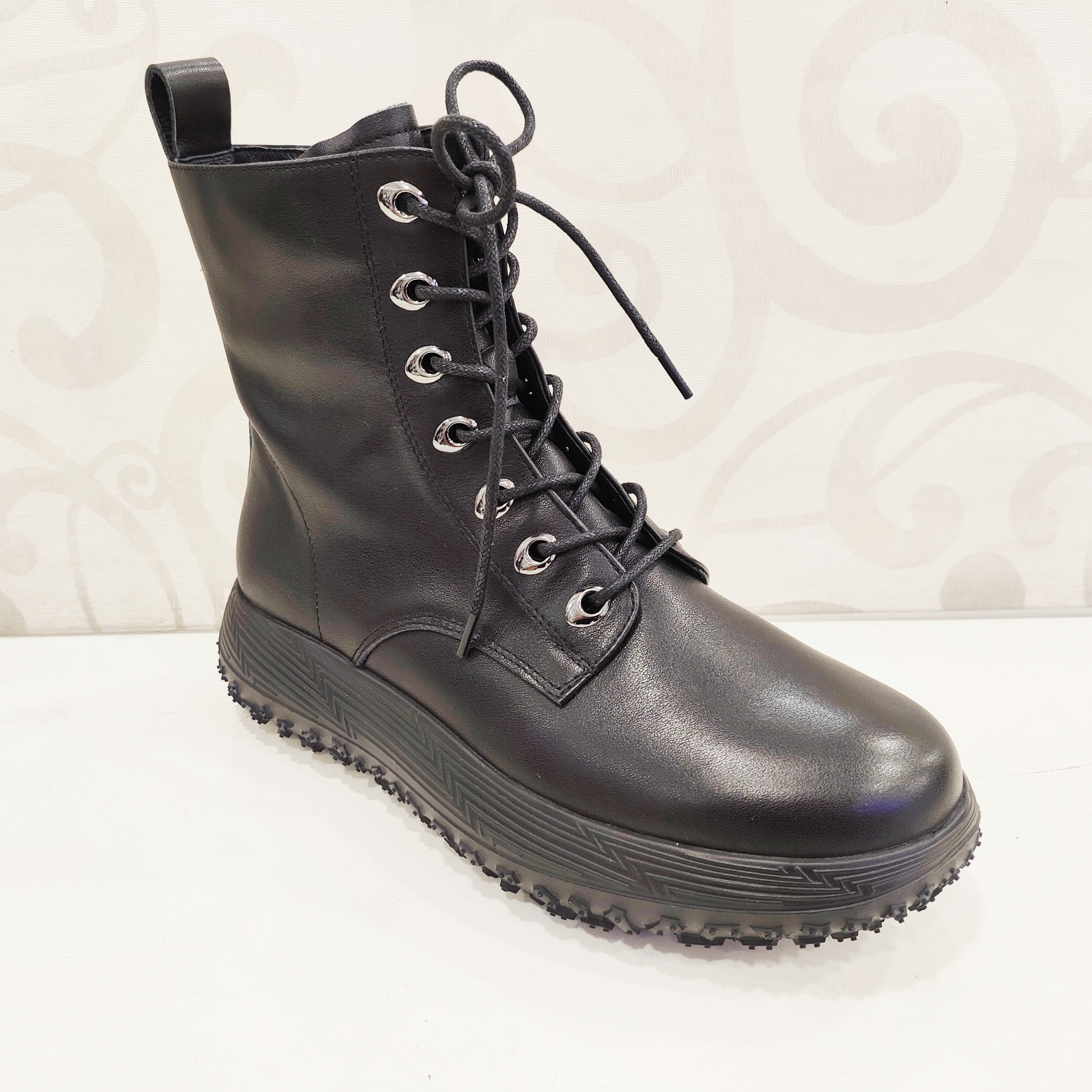 倬立 增高摇摇底防滑绒里马丁靴