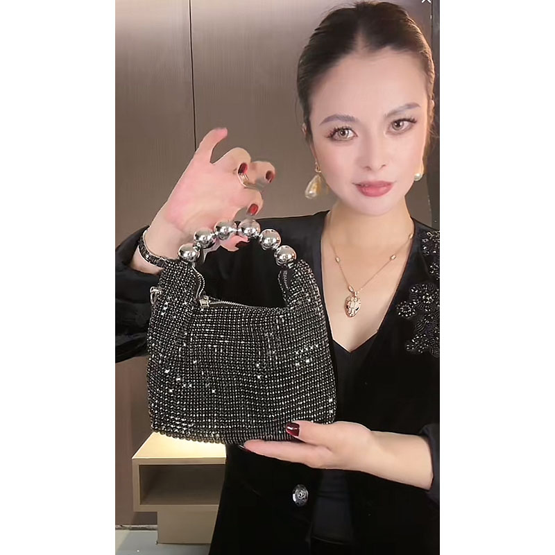 重工烫钻手提包BB27839