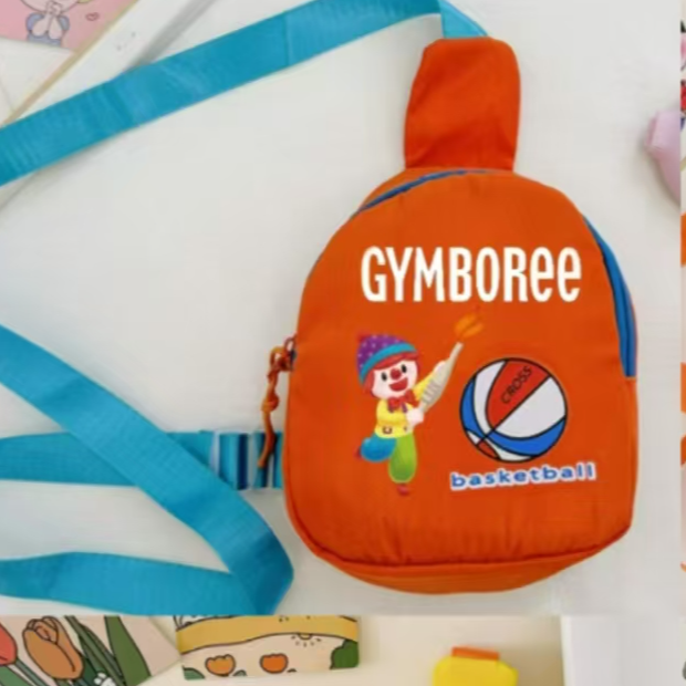 金宝贝斜挎小包宝宝卡通婴幼儿遛娃手机便捷轻户外游随行礼周边